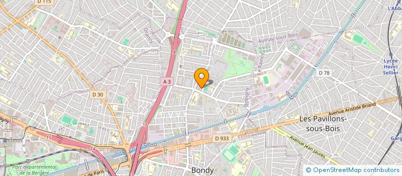 localisation de l'entreprise FOURNIER BONDY  BONDY