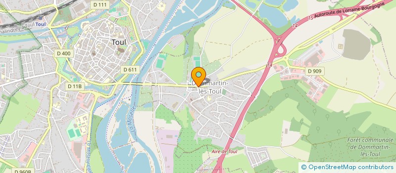 localisation de l'entreprise FOURNIER CHARCUTERIE TRAITEUR à DOMMARTIN-LES-TOUL