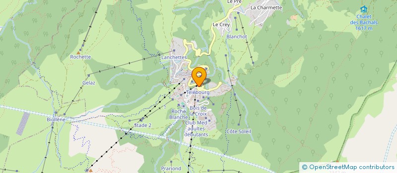 localisation de l'entreprise FOURNIER CLAUDE & ALINE  LES AVANCHERS-VALMOREL