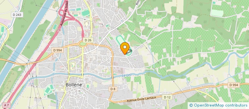 localisation de l'entreprise FOURNIER DELJE  BOLLENE