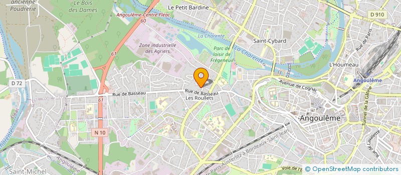 localisation de l'entreprise FOURNIER DENIS à ANGOULEME