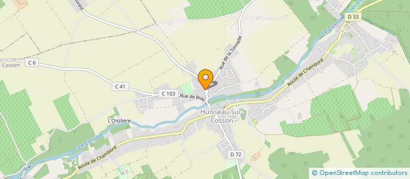 localisation de l'entreprise FOURNIER DISTILLATION COMMISSION SERVICE à HUISSEAU-SUR-COSSON
