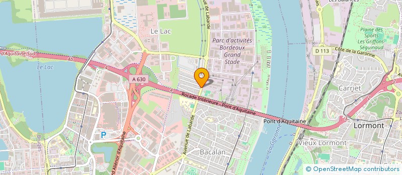 localisation de l'entreprise FOURNIER ET FILS  BORDEAUX