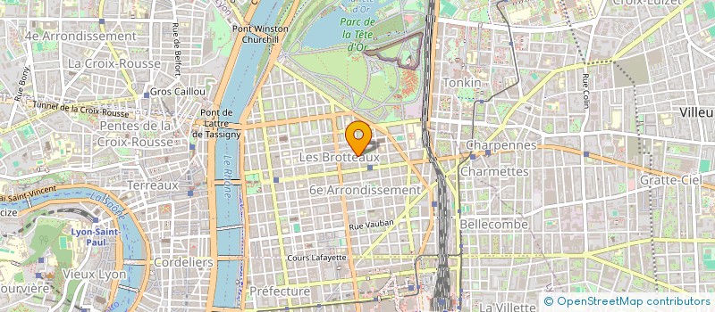 localisation de l'entreprise FOURNIER FRERES à LYON