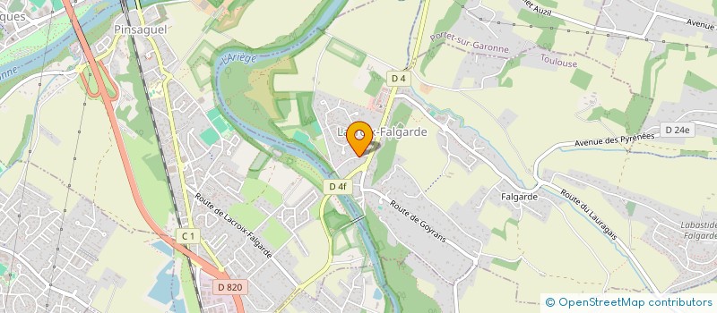 localisation de l'entreprise FOURNIER FRERES  LACROIX-FALGARDE