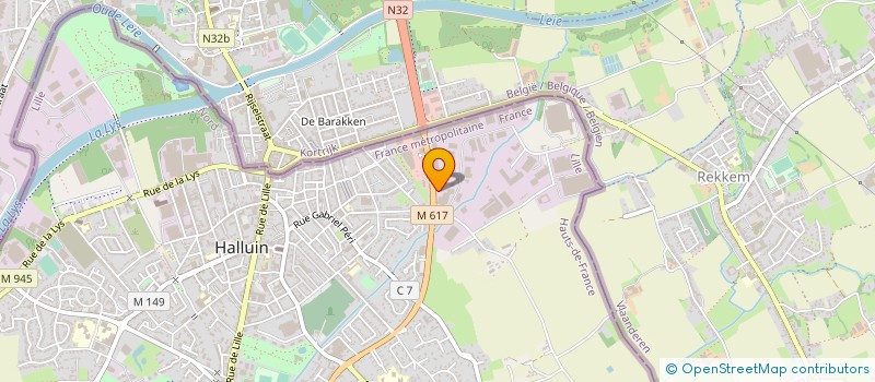 localisation de l'entreprise FOURNIER GARDEN CENTER FRANCE SARL  HALLUIN