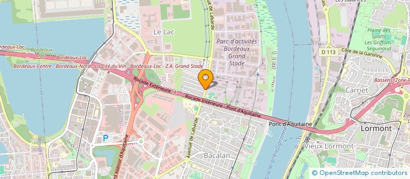 localisation de l'entreprise FOURNIER GESTION  BORDEAUX