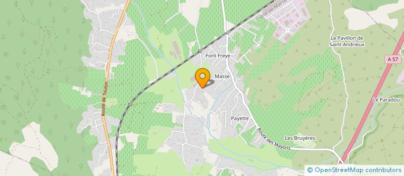 localisation de l'entreprise FOURNIER HENRI ET GILBERT  LE LUC