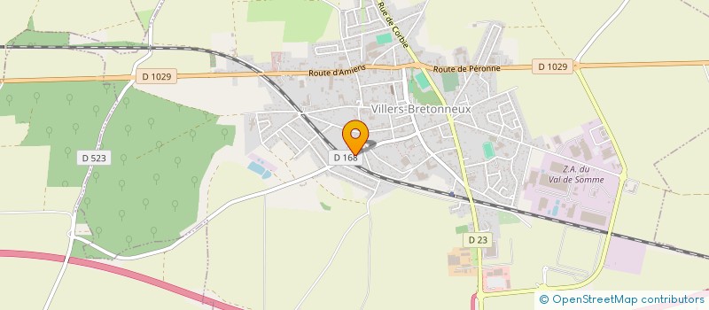 localisation de l'entreprise FOURNIER HERVE à VILLERS-BRETONNEUX