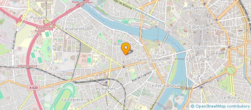 localisation de l'entreprise FOURNIER INC.  TOULOUSE