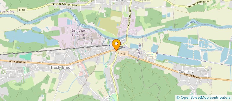 localisation de l'entreprise FOURNIER INVEST  CUISE-LA-MOTTE