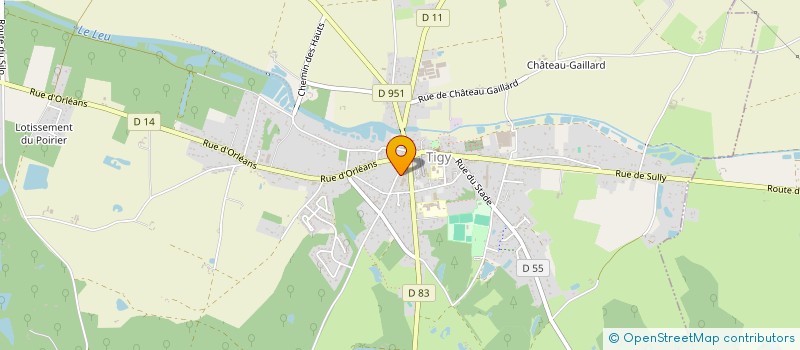 localisation de l'entreprise FOURNIER LOC à TIGY