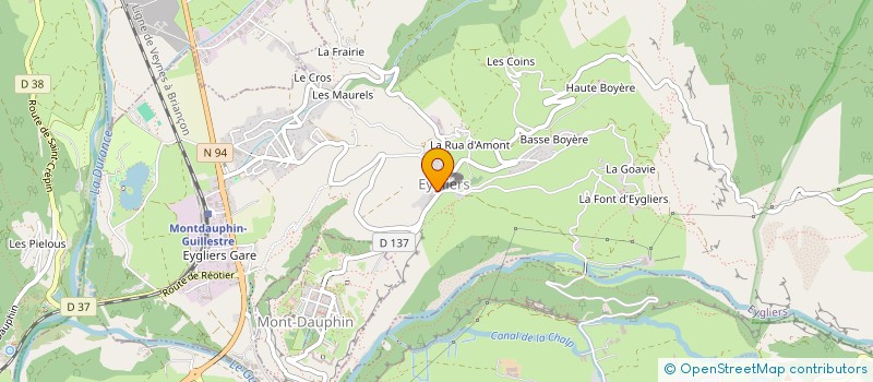 localisation de l'entreprise FOURNIER MACONNERIE 05  CEILLAC