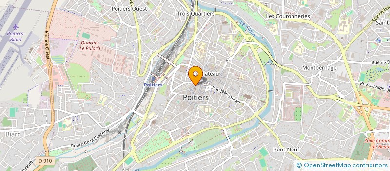 localisation de l'entreprise FOURNIER MICHEL  POITIERS