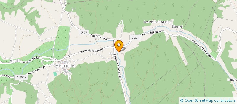 localisation de l'entreprise FOURNIER MULTISERVICES à LORIOL-SUR-DROME