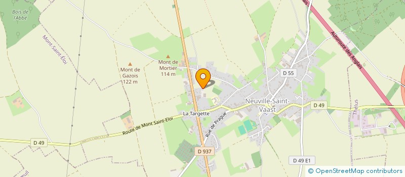 localisation de l'entreprise FOURNIER POTATOES  NEUVILLE-SAINT-VAAST