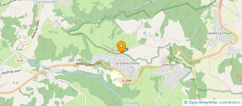 localisation de l'entreprise FOURNIER ROMAIN  SAINT-GENES-CHAMPANELLE