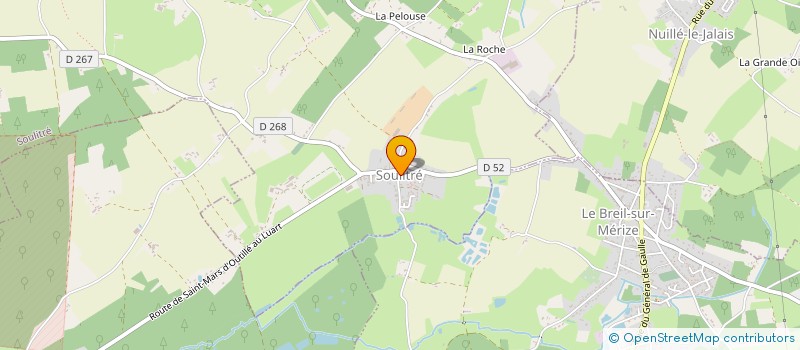 localisation de l'entreprise FOURNIER SARL à ARDENAY-SUR-MERIZE