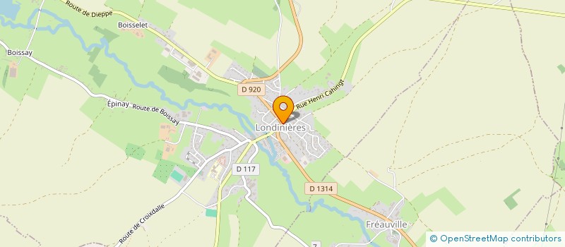 localisation de l'entreprise FOURNIER-VAUTIER  LONDINIERES