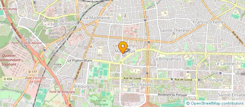 localisation de l'entreprise FOURNIL à RENNES