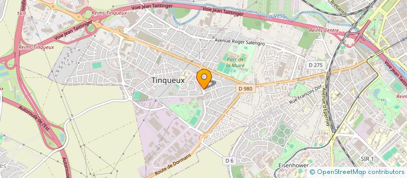 localisation de l'entreprise FOURNIL BONAPARTE  TINQUEUX