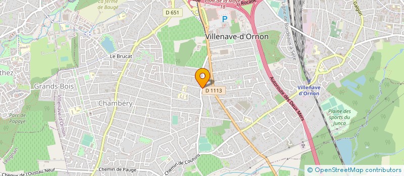 localisation de l'entreprise FOURNIL CAP DE BOS  VILLENAVE-D'ORNON