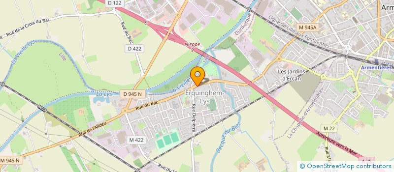 localisation de l'entreprise FOURNIL D ANTAN  ERQUINGHEM-LYS