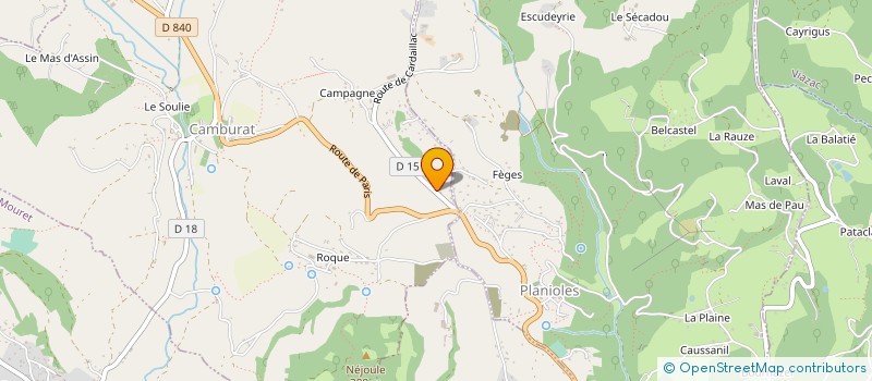 localisation de l'entreprise FOURNIL D'ASSIER  CAMBURAT