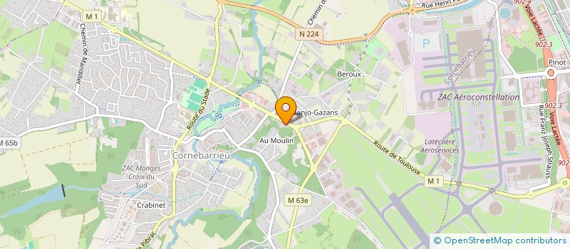 localisation de l'entreprise FOURNIL DE BARRIEU à CORNEBARRIEU