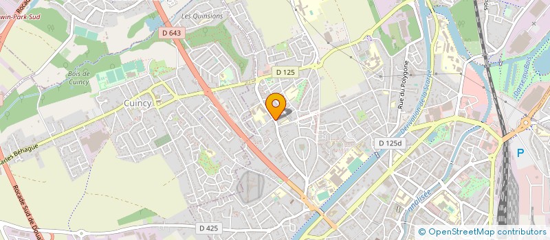 localisation de l'entreprise FOURNIL DE BETHUNE à DOUAI