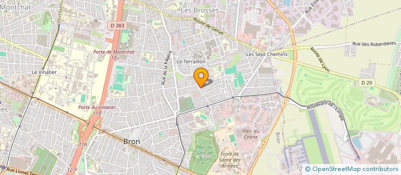 localisation de l'entreprise FOURNIL DE BRON à BRON