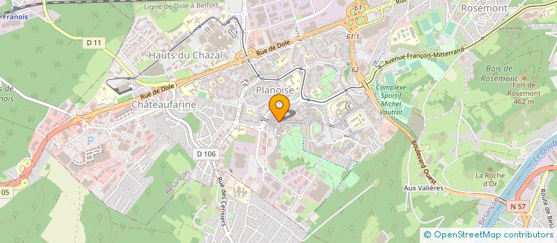 localisation de l'entreprise FOURNIL DE CASSIN à BESANCON