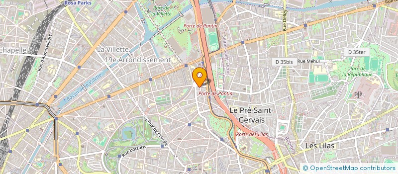 localisation de l'entreprise FOURNIL DE CHAUMONT  PARIS