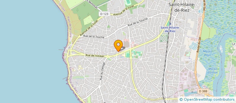 localisation de l'entreprise FOURNIL DE JULIEN  SAINT-HILAIRE-DE-RIEZ