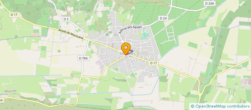 localisation de l'entreprise FOURNIL DE L'OLIVIER  MOURIES