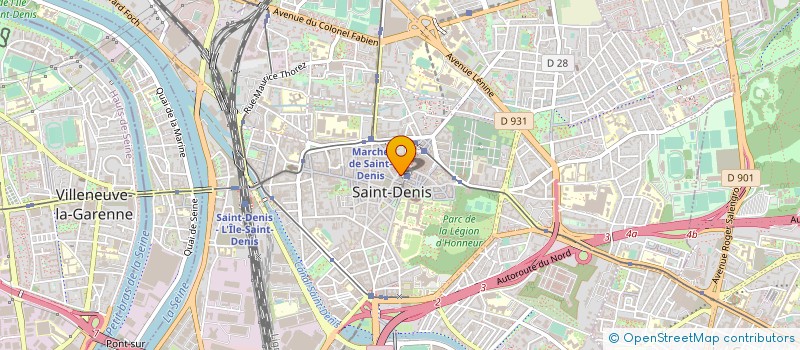 localisation de l'entreprise FOURNIL DE LA BASILIQUE SARL à SAINT-DENIS