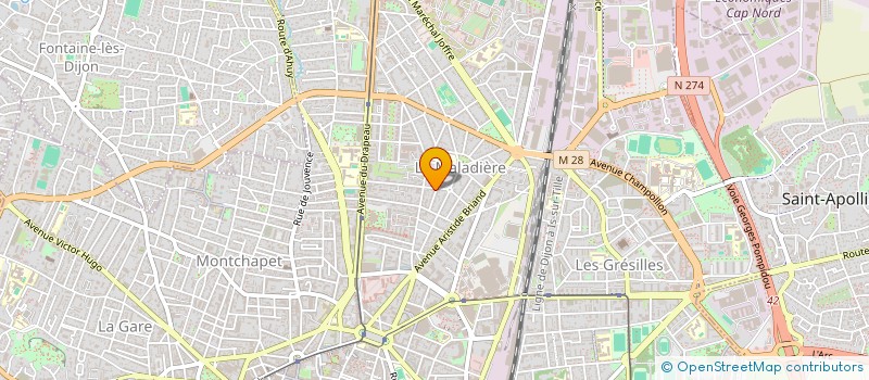 localisation de l'entreprise FOURNIL DE LA MALADIERE à DIJON