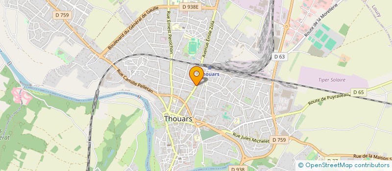 localisation de l'entreprise FOURNIL DE LA VASQUE à THOUARS