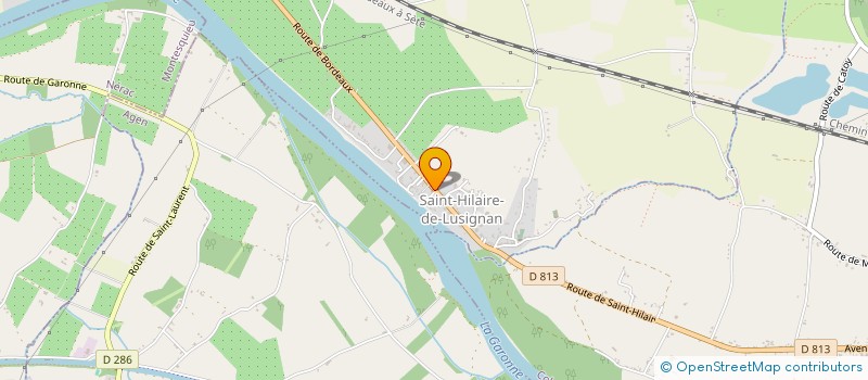 localisation de l'entreprise FOURNIL DE MARGAUD  SAINT-HILAIRE-DE-LUSIGNAN