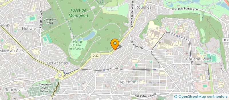 localisation de l'entreprise FOURNIL DE MONTGEON à LE HAVRE