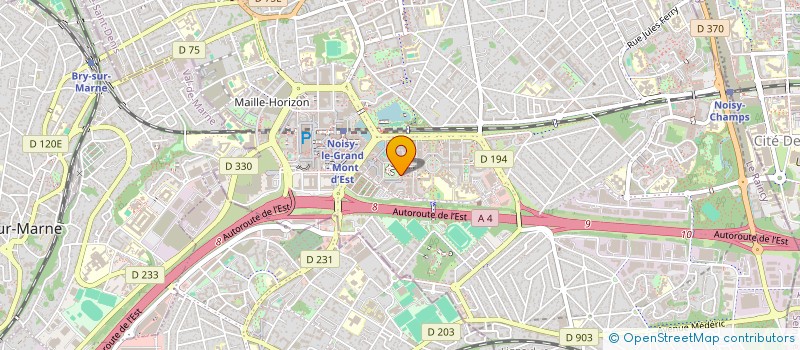 localisation de l'entreprise FOURNIL DE NOISY à NOISY-LE-GRAND