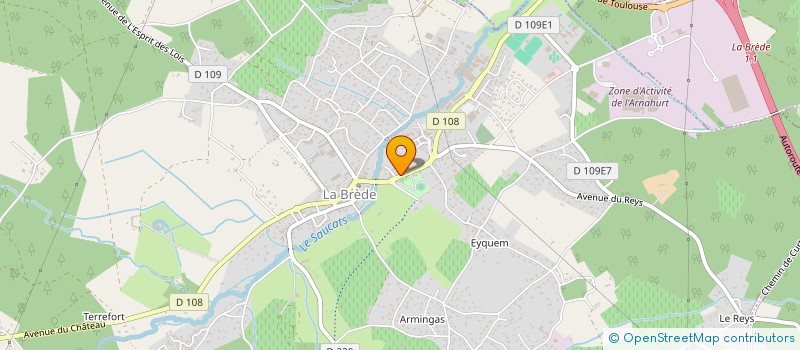 localisation de l'entreprise FOURNIL DE SAUCATS à SAUCATS