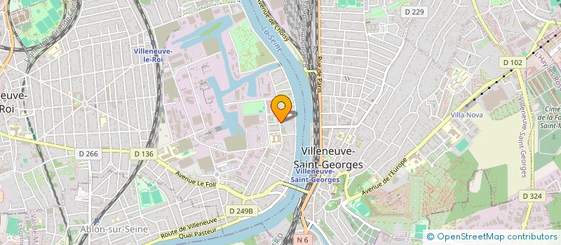 localisation de l'entreprise FOURNIL DE VILLENEUVE  VILLENEUVE-LE-ROI