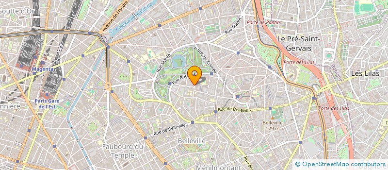 localisation de l'entreprise FOURNIL DES BUTTES à PARIS