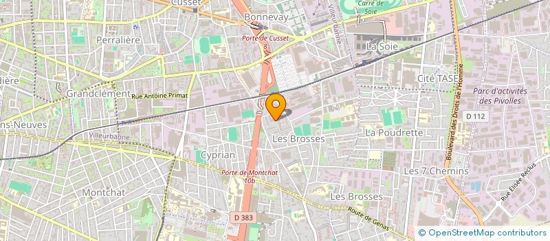 localisation de l'entreprise FOURNIL DES CEDRES à VILLEURBANNE