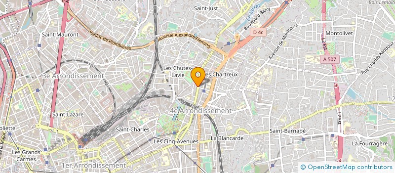 localisation de l'entreprise FOURNIL DES CHARTREUX à MARSEILLE