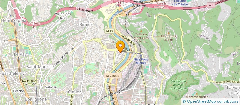 localisation de l'entreprise FOURNIL DES DELICES à NICE