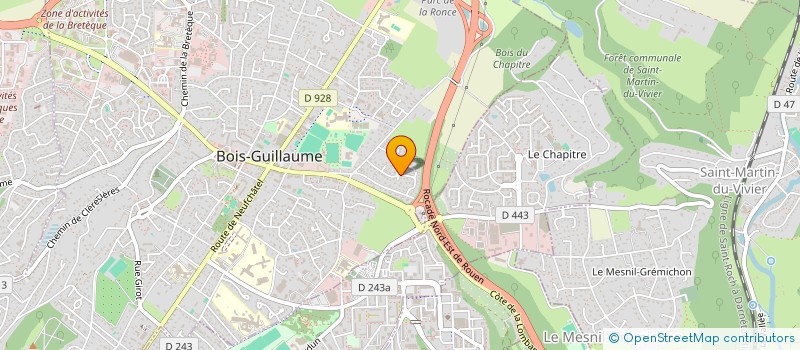 localisation de l'entreprise FOURNIL DES HALLES à BOIS-GUILLAUME