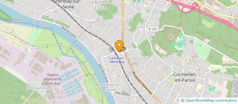 localisation de l'entreprise FOURNIL DIAMANDA à LA FRETTE-SUR-SEINE