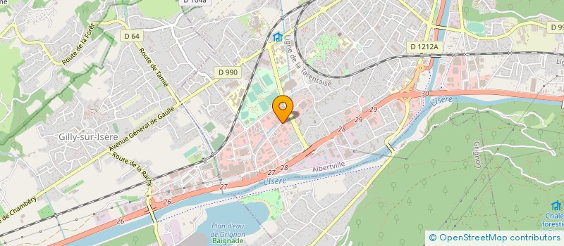 localisation de l'entreprise FOURNIL DU GRUISSANAIS à ALBERTVILLE